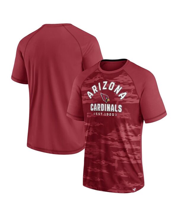 ファナティクス メンズ トップス Tシャツ Fanatics Men's Cardinal Arizona Cardinals Hail Mary Raglan T-shirt Cardinal