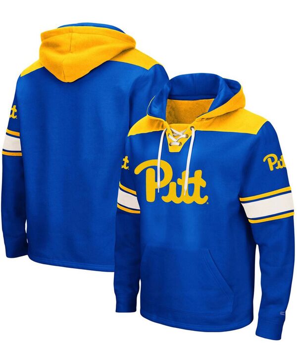 コロシアム メンズ アウター パーカー・スウェット レース パーカー Colosseum Men's Pitt Panthers 2.0 Lace-Up Pullover Hoodie Royal