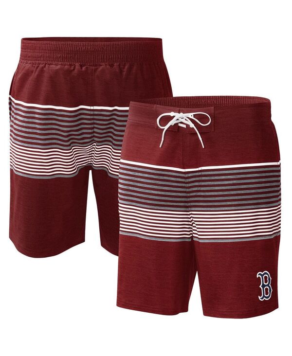 カール バンクス メンズ 水着 ハーフパンツ・ショーツ ショートパンツ G-III Sports by Carl Banks Men's Red Boston Red Sox Coastline Volley Swim Shorts Red レッド｜ReVida 店