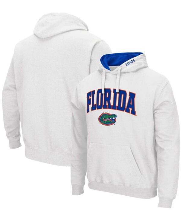 コロシアム メンズ アウター パーカー・スウェット ロゴ パーカー Colosseum Men's Florida Gators Arch Logo 3.0 Pullover Hoodie White ホワイト