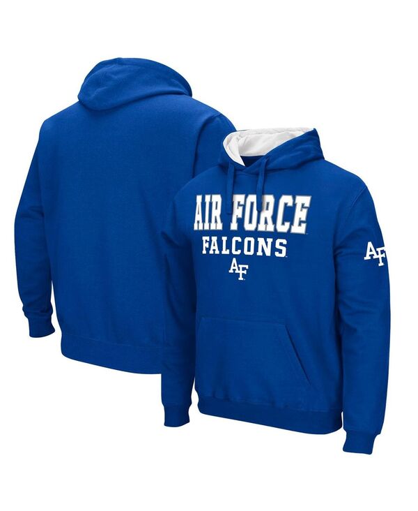 コロシアム メンズ アウター パーカー・スウェット パーカー Colosseum Men Royal Air Force Falcons Sunrise Pullover Hoodie Royal