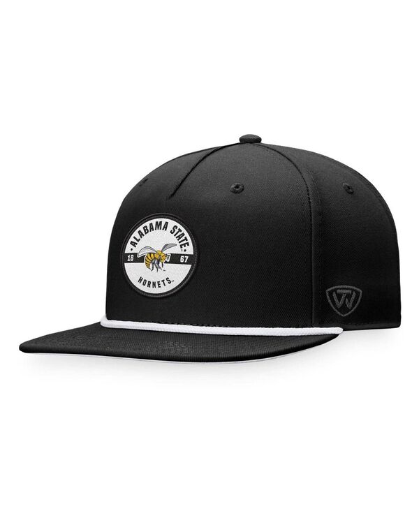 トップオブザワールド メンズ アクセサリー 帽子 Top of the World Men's Black Alabama State Hornets Bank Hat Black ブラック