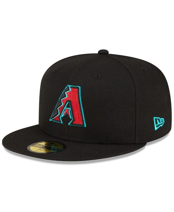 ニューエラ メンズ アクセサリー 帽子 New Era Men's Black Arizona Diamondbacks Alternate Authentic Collection On-Field 59FIFTY Fitted Hat Black ブラック