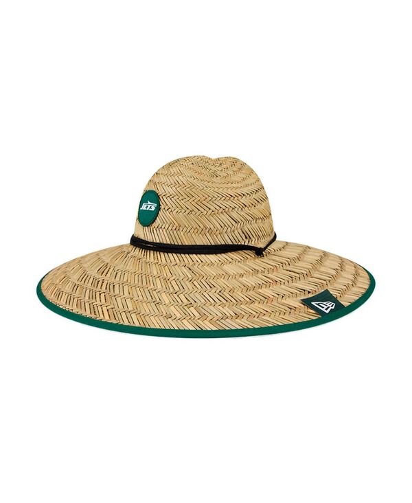 ニューエラ メンズ アクセサリー 帽子 New Era Men's Natural New York Jets Straw Hat Natural｜ReVida 店