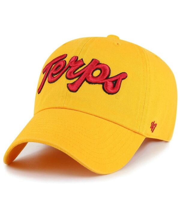 47 ブランド メンズ アクセサリー 帽子 ヴィンテージ '47 Brand Men's Gold Distressed Maryland Terrapins Vintage-Like Clean Up Adjustable Hat Gold ゴールド