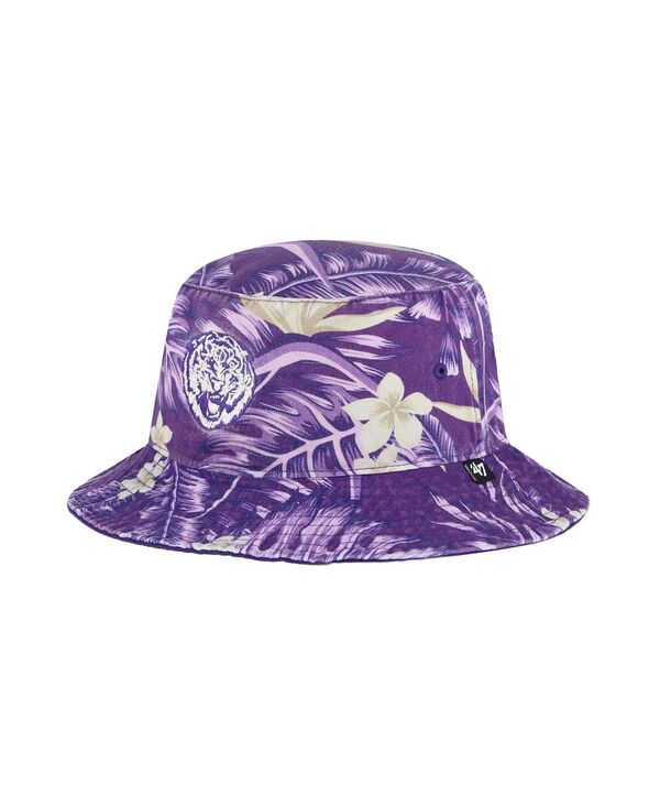 47 ブランド メンズ アクセサリー 帽子 '47 Brand Men's Purple LSU Tigers Tropicalia Bucket Hat Purple パープル