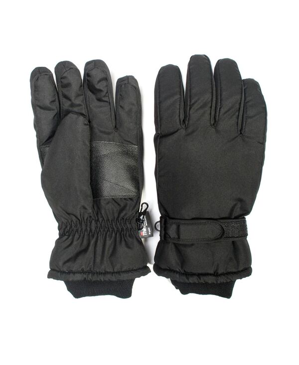 ムクルクス メンズ アクセサリー 手袋 MUK LUKS Men's Unisex Waterproof Thinsulate Gloves Black Large Black ブラック