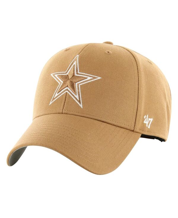 47 ブランド メンズ アクセサリー 帽子 '47 Brand Men's Tan Dallas Cowboys MVP Camel Adjustable Hat Tan タン