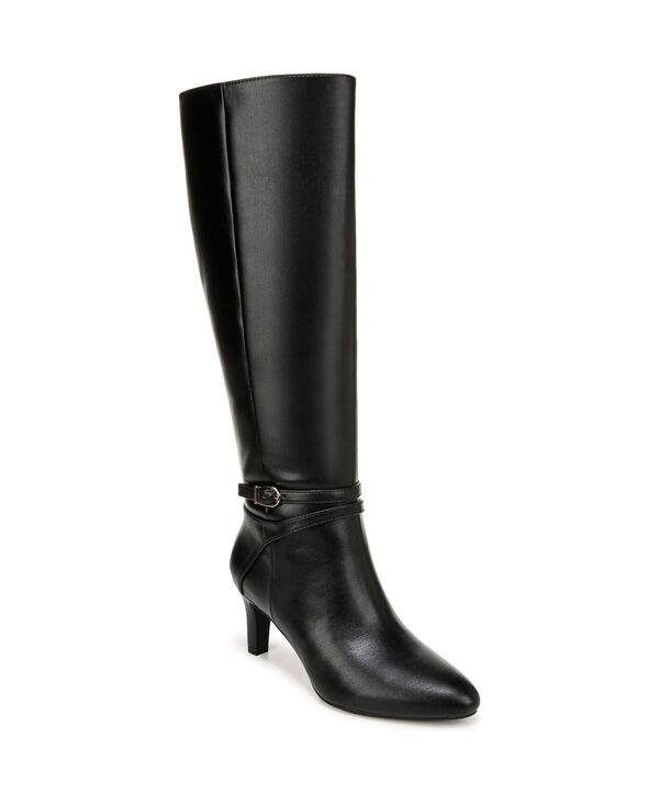 ライフストライド レディース シューズ ブーツ・レインブーツ LifeStride Guild Knee High Dress Boots Black Faux Leather ブラック