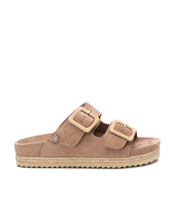 キシタイ レディース シューズ サンダル XTI Refresh Collection Women's Flat Sandals Taupe トープ