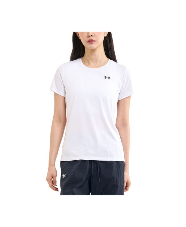 アンダーアーマー レディース トップス Tシャツ 半袖 Under Armour Women's UA Tech Short-Sleeve T-Shirt White ホワイト