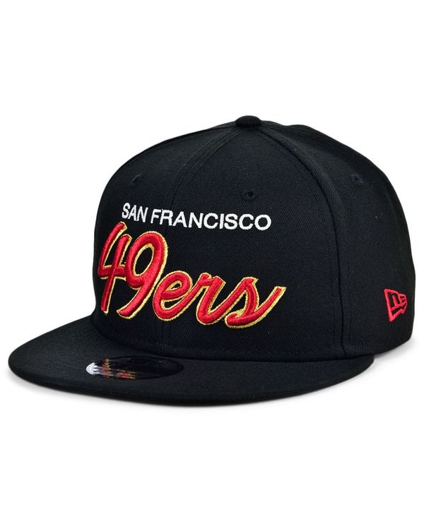 芸能人愛用 ニューエラ メンズ 帽子 アクセサリー San Francisco 49ers Basic Fashion 9fifty Snapback Cap Black 男性に人気 Diocesekabgayi Org