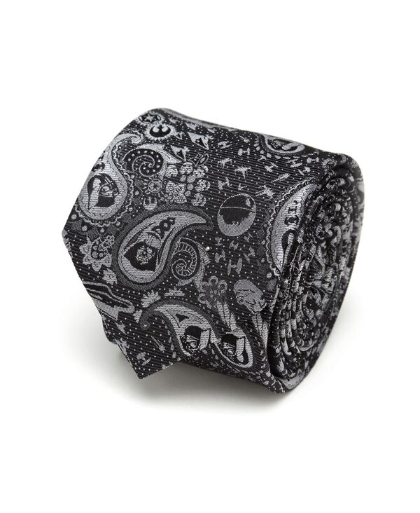 スター ウォーズ メンズ アクセサリー ネクタイ Star Wars Vader Paisley Men's Tie Black ブラック