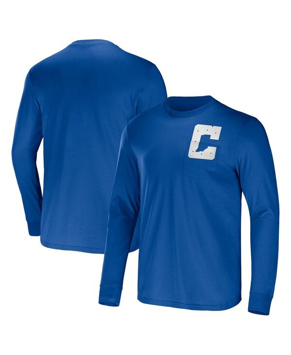 ファナティクス メンズ トップス Tシャツ Fanatics Men's NFL x Darius Rucker Collection by Blue Indianapolis Colts Team Long Sleeve T-shirt Blue ブルー