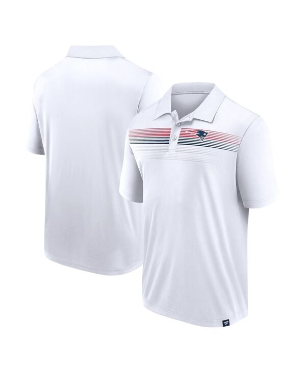 ファナティクス メンズ トップス ポロシャツ Fanatics Men's New England Patriots Victory For Us Interlock Polo White ホワイト