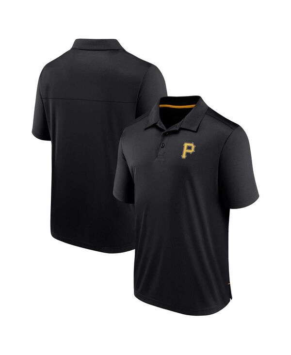 ファナティクス メンズ トップス ポロシャツ ダウン Fanatics Men's Black Pittsburgh Pirates Hands Down Polo Shirt Black ブラック