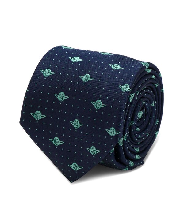 はやりっ児 ウォーズ メンズ 付属物 タイ Star Wars Yoda Dot Men\u0027s Tie Navy 米国海軍 バッグ・小物・ブランド雑貨-スーツ用ファッション小物