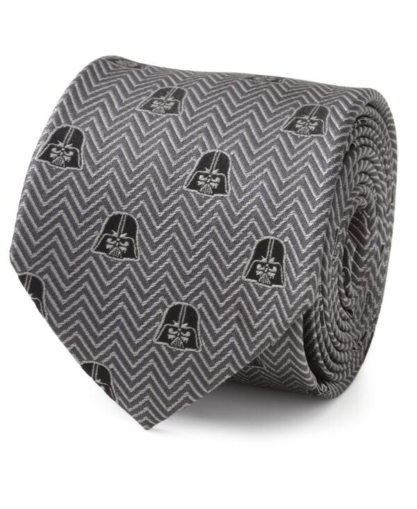 スター ウォーズ メンズ アクセサリー ネクタイ Star Wars Men's Darth Vader Herringbone Tie Gray グレー