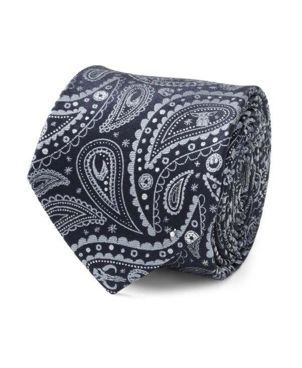 スター ウォーズ メンズ アクセサリー ネクタイ Star Wars Men's Mandalorian Paisley Tie Blue ブルー