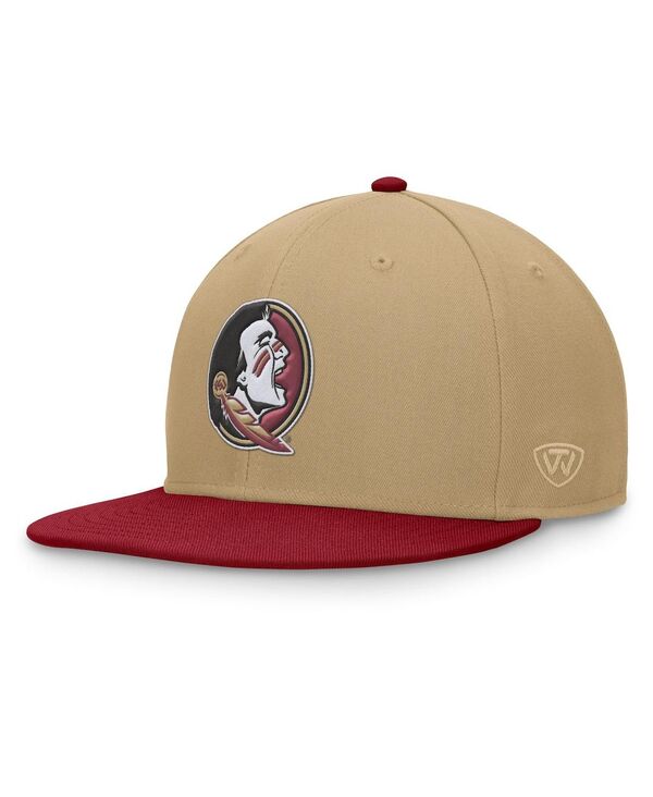 トップオブザワールド メンズ アクセサリー 帽子 Top of the World Men's Gold/Garnet Florida State Seminoles Rally Two-Tone Fitted Hat Gold Garnet ゴールド