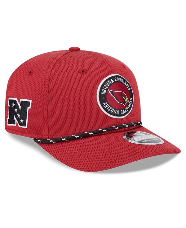 ニューエラ メンズ アクセサリー 帽子 New Era Men's Cardinal Arizona Cardinals 2024 Sideline 9SEVENTY Stretch-Snap Hat Cardinal