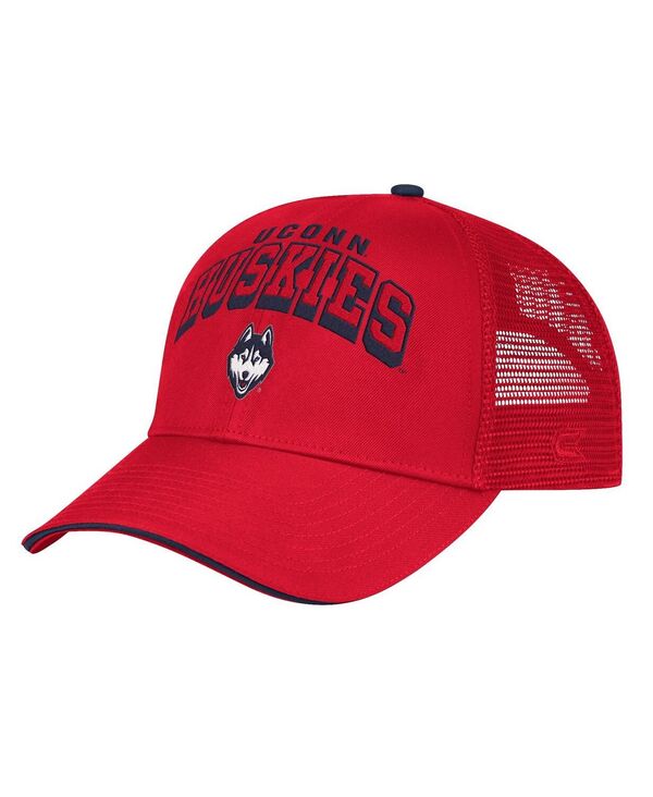 コロシアム メンズ アクセサリー 帽子 Colosseum Men's Red UConn Huskies Wyatt Adjustable Hat Red レッド