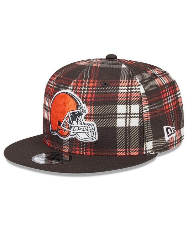 ニューエラ メンズ アクセサリー 帽子 New Era Men's Brown Cleveland Browns 2024 Sideline Statement 9FIFTY Snapback Hat Brown ブラウン｜ReVida 店