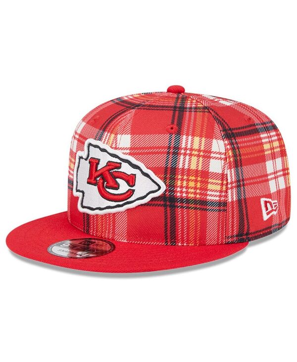 ニューエラ メンズ アクセサリー 帽子 New Era Men's Red Kansas City Chiefs 2024 Sideline Statement 9FIFTY Snapback Hat Red レッド|ReVida 店
