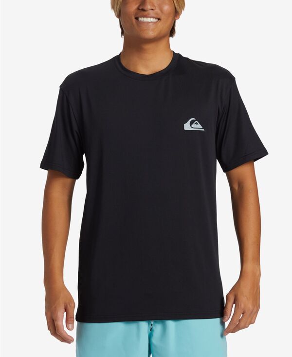 クイックシルバー メンズ トップス Tシャツ Quiksilver Men's Everyday Surf Short Sleeve T-shirt Black ブラック|ReVida 店