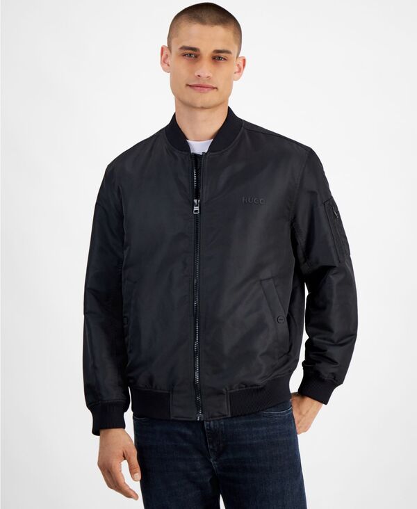 楽天市場】HUGO BOSS ヒューゴボス 中綿レザーブルゾン 50518724