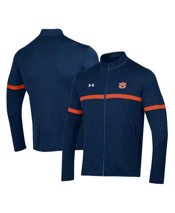 アンダーアーマー メンズ アウター 上衣・上衣 上衣 Under Armour Men\u0027s Navy Auburn Tigers 2023 Assist Warm Up Full-Zip Jacket Navy 米国海軍 コート・ジャケット-メンズファッション