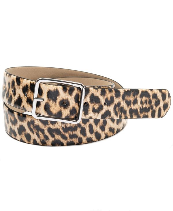 アイ.エヌ.シー インターナショナル コンセプト レディース アクセサリー ベルト アニマル柄 プリント I.N.C. International Concepts Animal Print Panel Belt Leopard/Silver シルバー