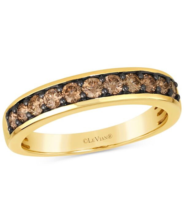 ル ヴァン メンズ アクセサリー リング Le Vian Chocolatier&reg; Men's Chocolate Diamond Band (7/8 ct. t.w.) in 14k No Color チョコレート