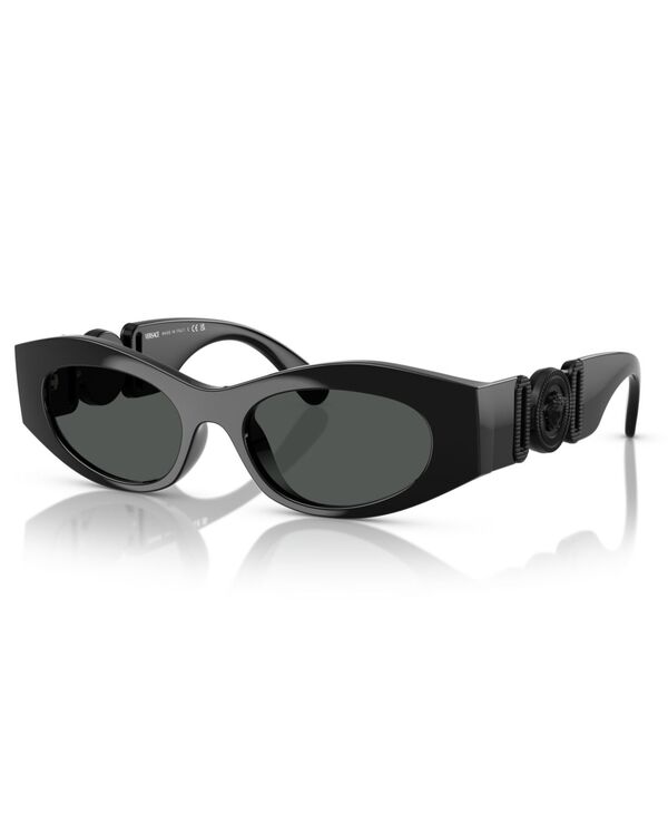 ヴェルサーチ レディース 付属物 サングラス・アイウェア Versace Women\u0027s Sunglasses VE4480U Black 黒いこと