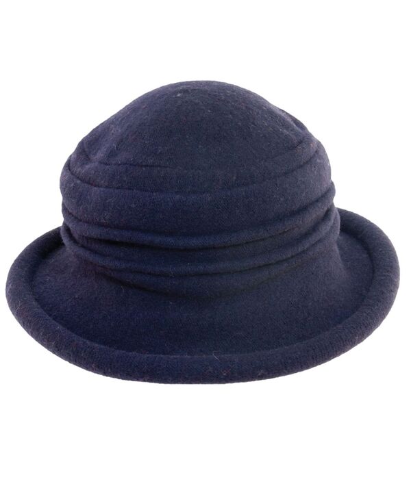ドーフマン パシフィック レディース アクセサリー 帽子 ウール Dorfman Pacific Women's Packable Wool Cloche Navy ネイビー