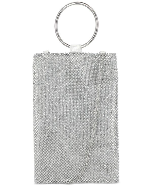 アイ.エヌ.シー インターナショナル コンセプト レディース バッグ ハンドバッグ スパンコール I.N.C. International Concepts Molyy Sequin Bangle Party Pouch Silver シルバー