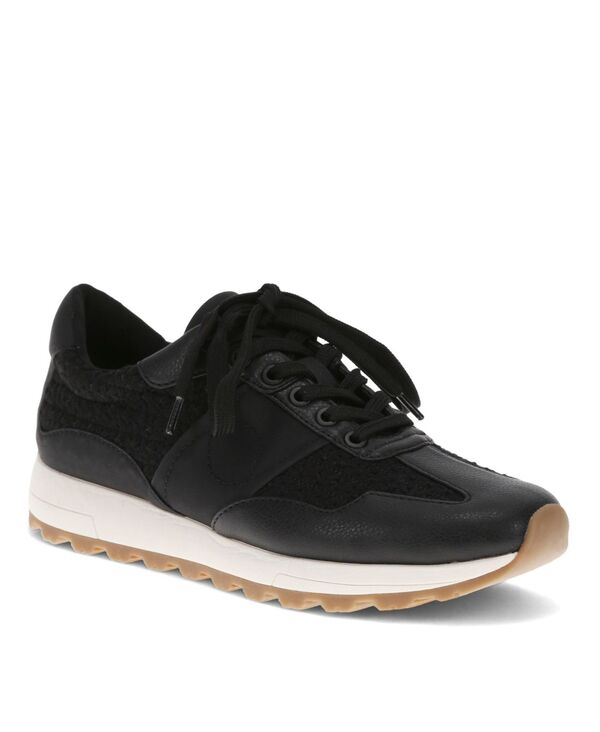ベアトラップス レディース シューズ スニーカー レース Baretraps Women Gwenda Lace Up Crochet Sneakers Black ブラック