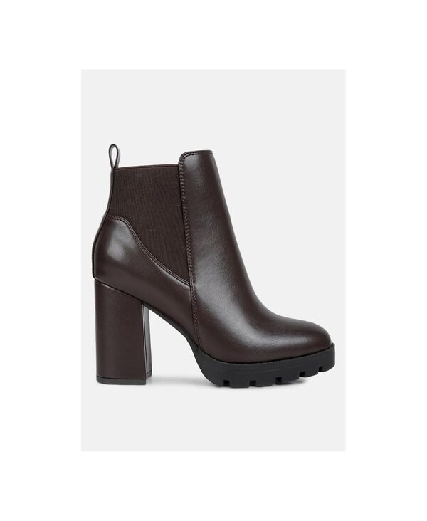 ロンドンラグ レディース シューズ ブーツ・レインブーツ チェルシーブーツ チェルシー ブーツ London Rag Women's bolt Chelsea boot Brown ブラウン