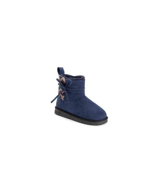 ムクルクス レディース シューズ ブーツ・レインブーツ Tシャツ ブーツ MUK LUKS Women's Teenie Boot Navy ネイビー