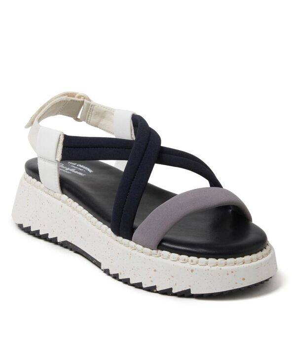 ディアフォームズ レディース シューズ サンダル プラットフォーム Dearfoams Women's Daylen Adjustable Strap Platform Sandal Black ブラック|ReVida 店