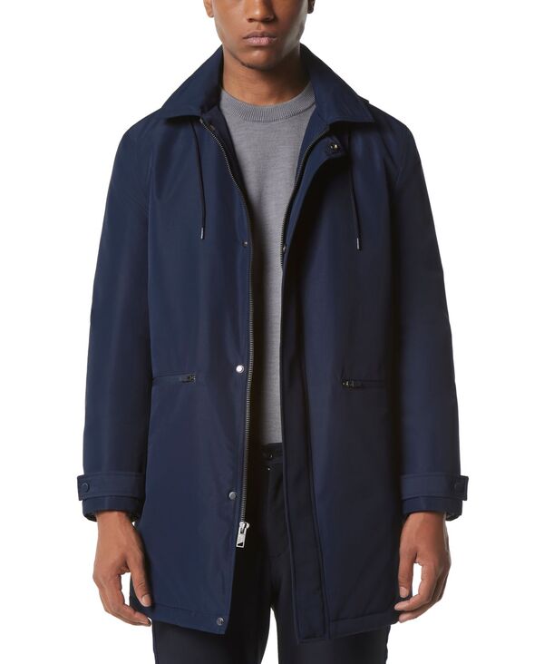 マークニューヨーク メンズ アウター ジャケット・ブルゾン Marc New York Men's Merrimack City Rain Topper with Removable Hood Ink｜ReVida 店