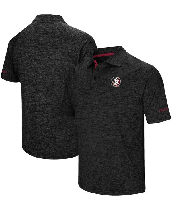 コロシアム メンズ トップス ポロシャツ ダウン Colosseum Men's Heather Black Florida State Seminoles Down Swing Polo Shirt Heather Black ブラック