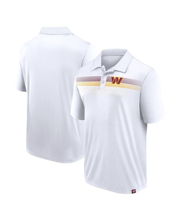 ファナティクス メンズ トップス ポロシャツ Fanatics Men's White Washington Commanders Victory For Us Interlock Polo Shirt White ホワイト