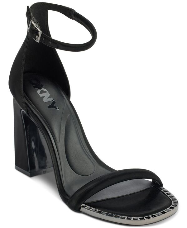 ダナ キャラン ニューヨーク レディース シューズ サンダル アンクル DKNY Women's Waylin Ankle-Strap Sandals Black ブラック|ReVida 店