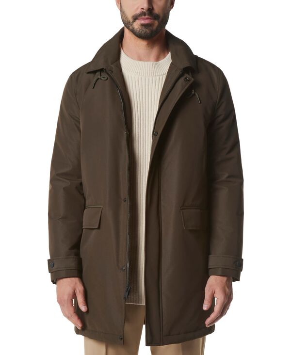 マークニューヨーク メンズ アウター ジャケット・ブルゾン Marc New York Men's Merrimack City Rain Topper with Removable Hood Jungle