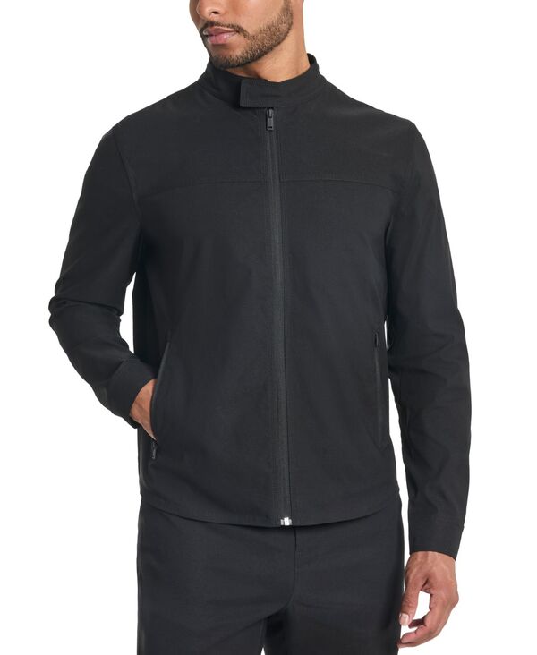 ケネスコール メンズ アウター ジャケット・ブルゾン ジャケット Kenneth Cole Kennth Cole Men's Flex Water-Resistant Full-Zip Utility Jacket Black ブラック 27,820円