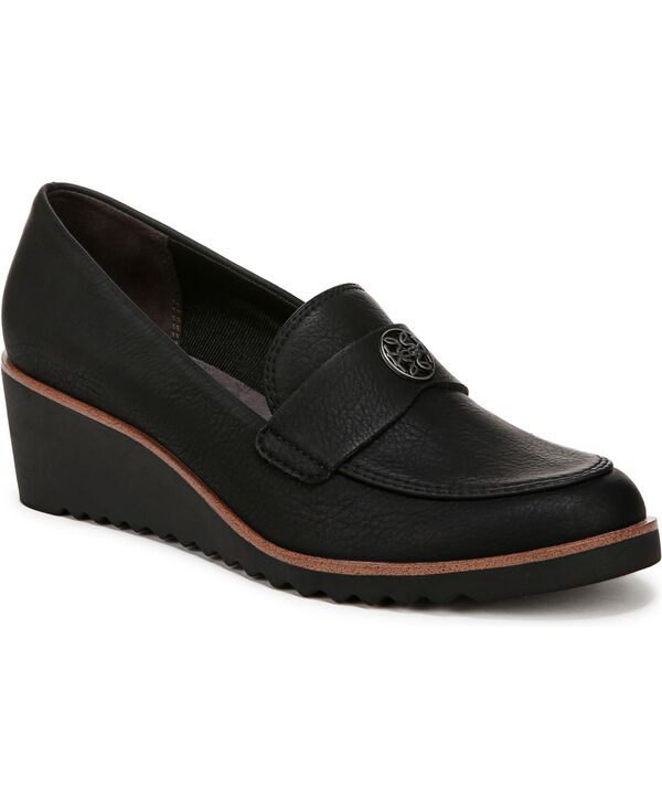ライフストライド レディース シューズ パンプス ローファー LifeStride Women's Zed Wedge Slip On Loafers Black ブラック