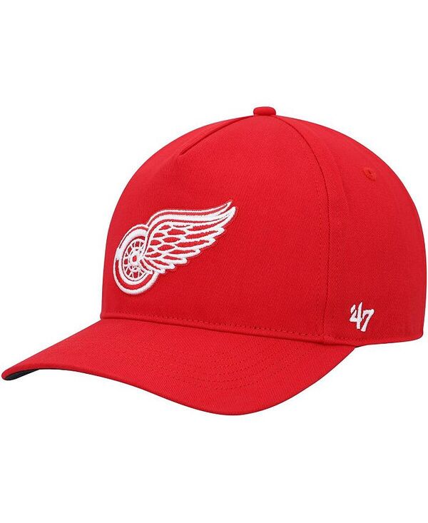 47 ブランド メンズ アクセサリー 帽子 '47 Brand Men's Red Detroit Red Wings Primary Hitch Snapback Hat Red レッド
