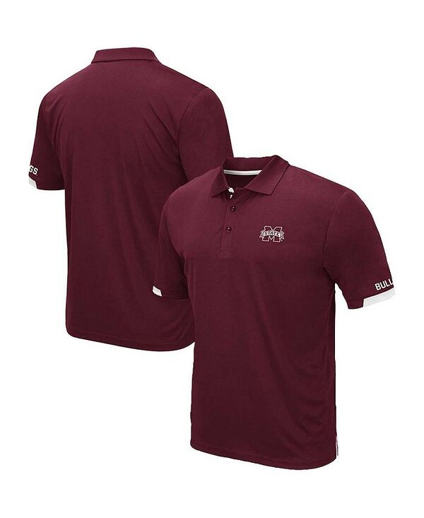 コロシアム メンズ トップス ポロシャツ トール シャツ Colosseum Men's Maroon Mississippi State Bulldogs Big and Tall Santry Polo Shirt Maroon マルーン