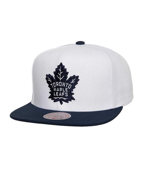 ミッチェル&ネス メンズ アクセサリー 帽子 Mitchell & Ness Men's White Toronto Maple Leafs Core Team Ground 2.0 Snapback Hat White ホワイト 7,984円